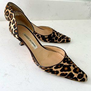 Manolo Blahnik Leopard Heels